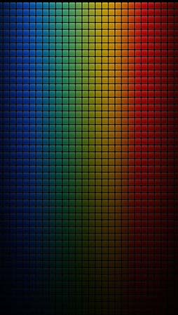 Colorful Dark Grid Iphone Wallpaper